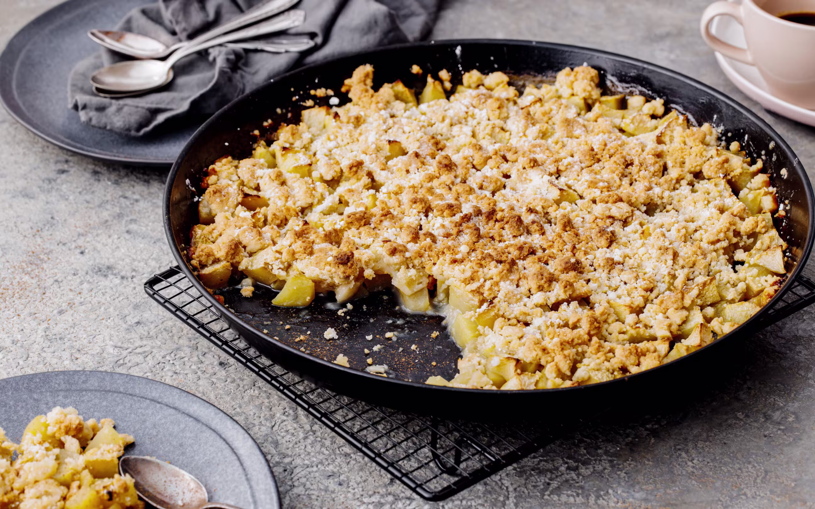Crumble aux Pommes